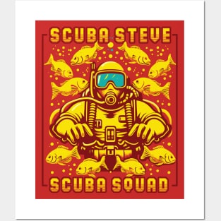 Scuba Steve Posters and Art